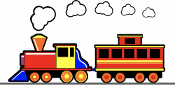 HD Toy Trains Clipart 3 Clip Art Train - Train Smoke Cartoon ...