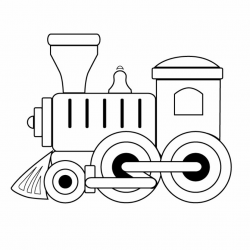 Free Train Engine Clipart Black And White, Download Free ...