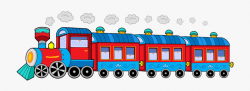 Train Rail Transport Passenger Car Clip Art - Cartoon Of ...
