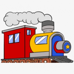 Cartoon Train Engine - Train Clipart Happy Birthday ...