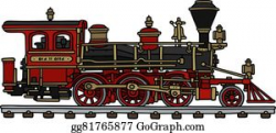 Steam Locomotive Clip Art - Royalty Free - GoGraph