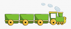Png Freeuse Stock Train Steam Clipart - Long Blue Train ...