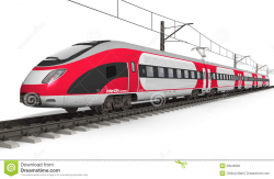 Modern train clipart » Clipart Station