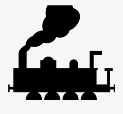 Graphic Transparent Trains Clipart Black And White - Train ...