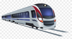 Modern Train Png Clip Art - Train Clipart Png, Transparent ...