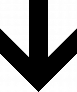 Bold Arrow Down transparent PNG - StickPNG