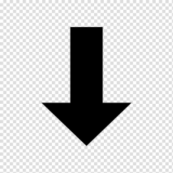 Symbolize, arrow down illustration transparent background ...