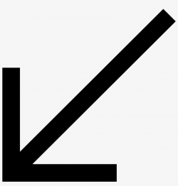 Down Arrow Icon Png Download - Arrow Down Left - Free ...