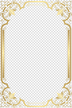 Paper graphic film, Border Frame , illustration of gold ...