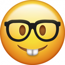 Nerd Emoji Png Transparent Background