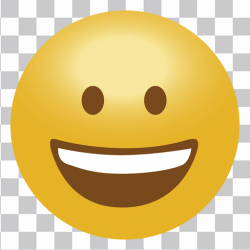 Happy emoji emoticon - Transparent PNG & SVG vector