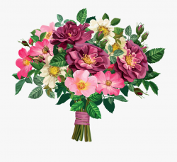 Flower - Transparent Background Flower Bouquet Png ...