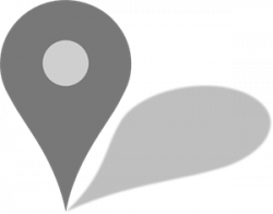 Google Maps Grey Marker W/ Shadow PNG Clip arts for Web ...