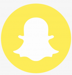 Snapchat Circled Logo Icon - Newsletter - Free Transparent ...