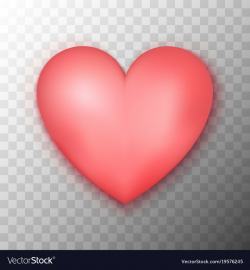 Pink heart transparent background