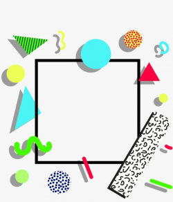 Abstract Geometric Triangle Border, Abstract, Geometry PNG ...