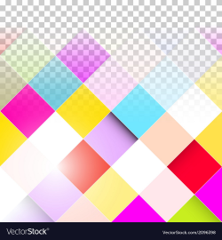 Abstract Background - Transparent Colorful Squares