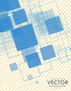 Abstract geometric background transparent squares sketch ...