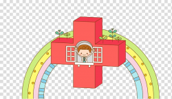 Adobe Illustrator Illustration, Rainbow bridge transparent ...