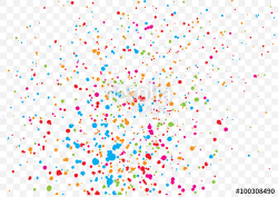 Abstract color splash illustration on transparent background ...