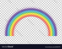 Rainbow icon isolated on transparent background