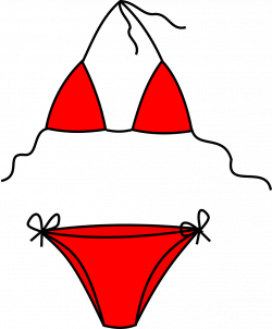 Bikini Red Swimwear Female Girl PNG - Picpng