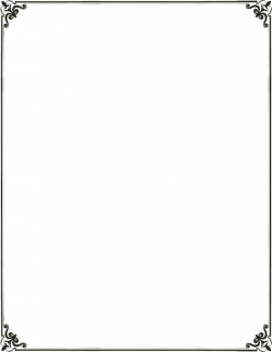 Art Nouveau Border transparent PNG - StickPNG