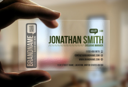 40 Creative Examples Of Transparent Business Cards ...