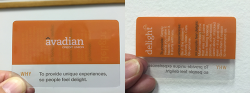 The New Executive Plastic Business Cards | The Printing Corner