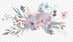 Floral Wedding Invitation Background