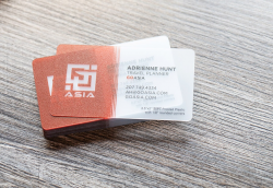 Frosted Plastic Business Cards | Opaque Cards | Primoprint