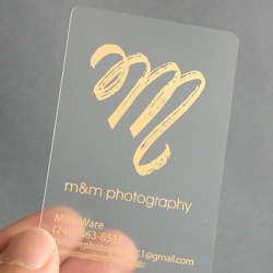 Frosted Plastic Business Cards | Luxury Business Card Printing | Roxprint