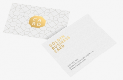 Hot Foil Cards - Gold Foiled Business Card Png, Transparent ...