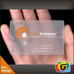 Transparent Matte Surface Plastic Business Card With Hologram - Buy High  Quality Plastic Business Card,Transparent Matte Surface,Plastic Business  Card ...