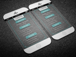Transparent Business Cards Psd (2) | Free business card ...