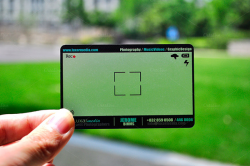 Transparent Photographer Business Card on Behance