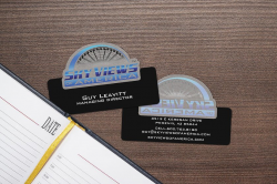Clear Business Cards by Plastic Printers
