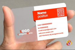 US $88.8 |transparent business card PVC semi clear translucent see through  name staff card printing(China (Mainland))-in Business Cards from Education  ...