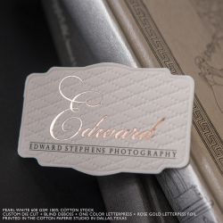 FOIL STAMPED BUSINESS CARDS