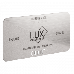 Metal Business Cards From Stainless, Matte Black, Rose Gold ...