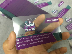 Transparent Business Cards | Clear Business Cards | Free ...