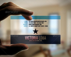 Unusual Transparent Business Card ? CMYK ? Print Ready ...