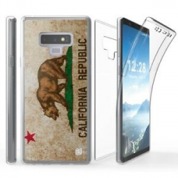Details about Samsung Galaxy Note 9 California Flag Transparent Clear Cell  Phone Case SM-N960