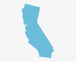 Transparent Ca Outline - California State Outline Blue ...