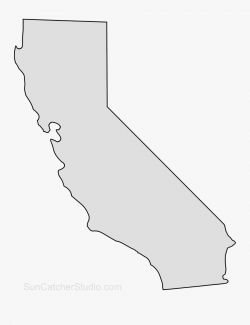 Transparent California Outline Png - California State No ...