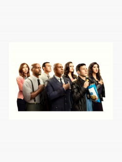 Brooklyn 99 Full Cast | Art Print