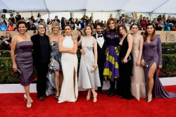 The cast of \'Transparent\' at the SAG Awards 2016 red carpet ...