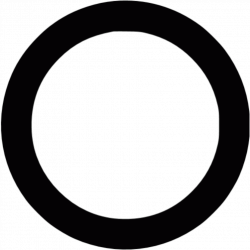 Black circle outline icon - Free black shape icons