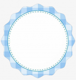 Plaid Circle Round Cute Tag Label Scrapbooking Scraps ...