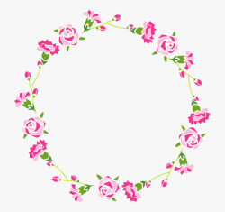 border #frame #circle #round #flowers #florals #flowerwreath ...